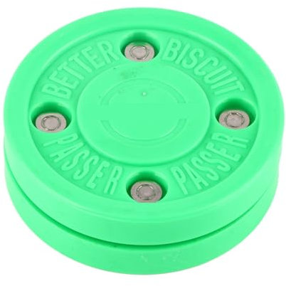 Baxnore Puck de Hockey sobre Hielo, Disco de Hockey de polioximetileno, Discos de Entrenamiento de Hockey Compacto para Patinaje Diario de Rodillos de Entrenamiento