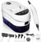 Vicloon Pulitore a Vapore 2500W, 1,2L Pulitore a Vapore Multiuso Portatile con Antibatterico a Luce Blu, Pressione 3,5 Bar, Riscaldamento 15 Sec, per Mobili Imbottiti, Seggiolini Auto, Cucina