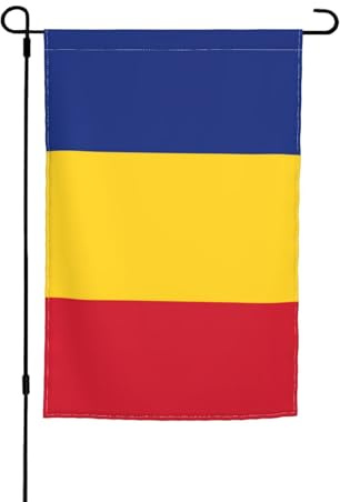 Drapeau de la Roumanie - 30,5 x 45,7 cm - Pour porche - Toutes saisons - Pour extérieur - Décoration de cour