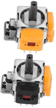 PERSELOSO 2 Stück Hall Effect Joystick Kompatibel Controller Hochpräzise Einstellbare Analogsticks mit Reaktion Installieren und Kompatibel Gaming Ersatzteil