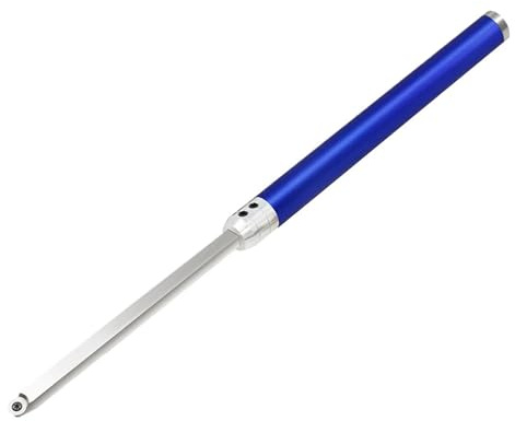 Ciseau à bois en carbure, outils de tournage sur bois, ébaucheur 11 mm, finisseur 12 mm, détailleur diamant, évidement col de cygne for tour à bois(12mm Round)
