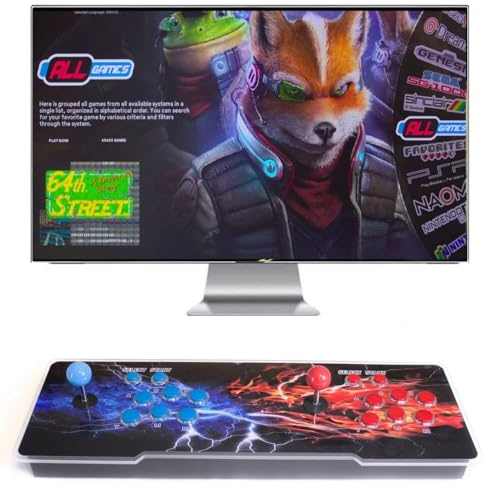 ONFIRE GAMES | PandoraBox X2 PRO | Console Arcade Standalone Con Più di 50000 Titoli Installabili Made in Italy | Tasti Personalizzabili e Controlli Arcade Classici (X2 Pro)