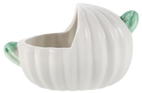 Artibetter Keramik Hamsterwanne in Kaktusform Kleine Sandbadebehälter für Hamster und Kleintiere Dekorativ und Leicht zu Reinigen als Badutensil und Heimdeko