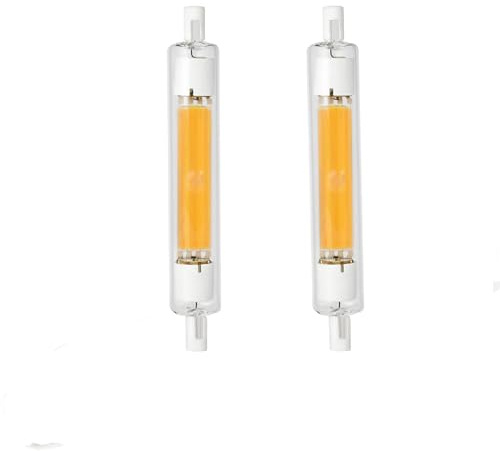 Aseoacc R7S LED 78mm Dimmbar, 20W LED R7S Lampen 78mm Ersatz für 200W Halogen Leuchtmittel, J78 T3 Glühbirne Neutralweiß 4500K 2000LM, Kein Flackern, 360° AC 220-240 V, 2PCS