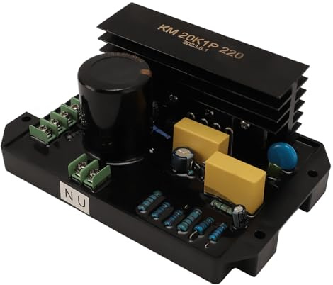 Aramox Regolatore di Tensione Automatico per Generatore KM20K1P, Tipo a Commutazione, Tensione di Uscita Stabile, Condensatori Premium
