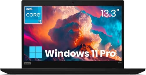 Lenovo Thinkpad X390 Business Laptop, 13.3in FHD(1920x1080) PC Computer, Intel Core i5-8th, 8GB RAM, 512GB SSD, HDMI, Japaness Keyboard, Windows 11 Pro (Refurbished)