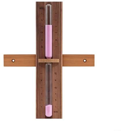Bordfly Hölzerner Sauna Timer 15 Minuten Sanduhr Zur Wandmontage Für Entspannende Saunagänge In Dampfbädern(D)
