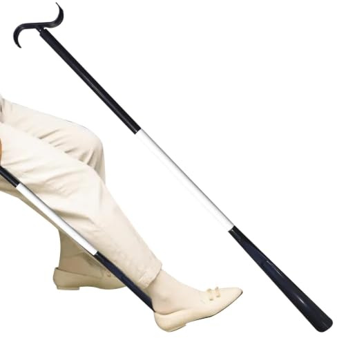 Aiuto per indossare i calzini | Indossare calzini Helper | Indossare calzini dispositivo di aiuto per la casa Gancio multifunzionale staccabile vestaglia regolabile funzione corno scarpe
