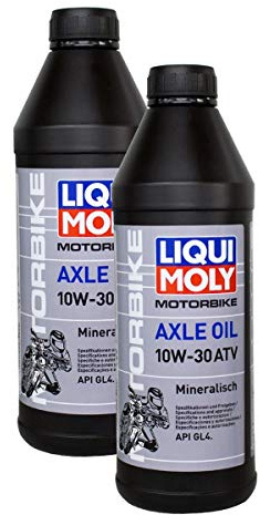 2x LIQUI MOLY 3094 Axle Oil ATV 10W-30 Hochdruckgetriebeöl 1L