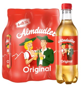 Almdudler Original Alpenkräuterlimonade (6 x 0,5 l) - Limonade aus natürlichen Kräutern - Getränk im Vorratspack