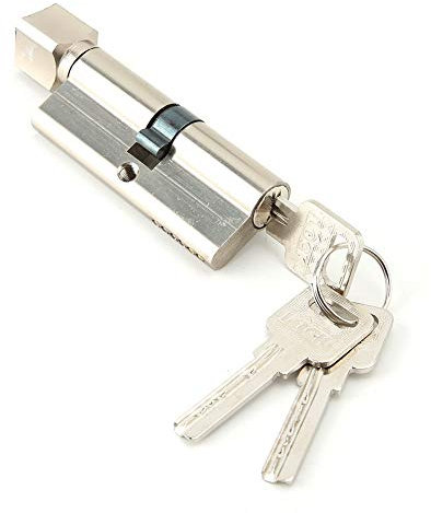 Cilindro Serratura, Cilindro Serratura Porta Cilindro Serratura Porta 70 Mm In Alluminio Con 3 Chiavi Per La Sicurezza Domestica Adatto Per Porte Interne Ed Esterne, Legno, Porte In Plastica