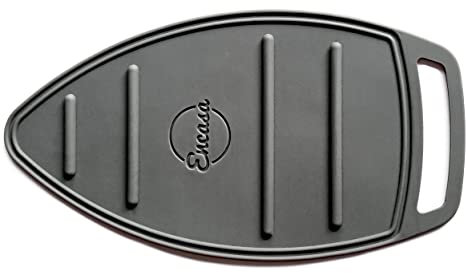 Encasa XO Silikonmatte für heiße Bügeleisenablage - hitzebeständig, rutschfest, dickere Auflage zum Schutz Ihres Tisches während des Bügelns, Nicht brennbar, maschinenwaschbar - Grau