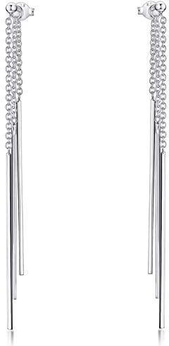 MATERIA by Matthias Wagner Pendel Ohrringe Silber 925 hängend lange Damen Ohrstecker SO-40