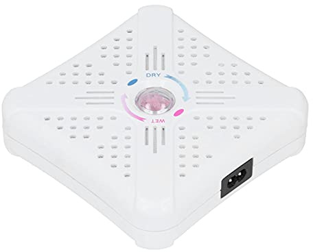 Deumidificatore Essiccatore'Aria Impiccabile Portatile Riutilizzabile Strumento di Assorbimento Bianco a Basso Rumore per Armadio Lavanderia EU 220V