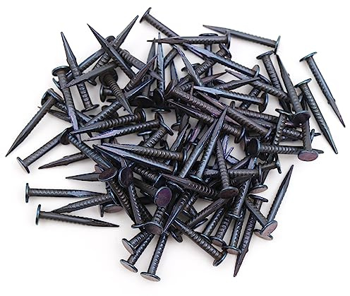 Design61 100x Kammzwecken Feingeschnittene Stahl Nägel 2,0 x 20 mm extra spitz Blau