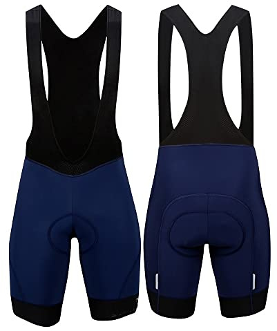 Pantaloncini con bretelle da ciclismo da uomo Pantaloni estivi da ciclismo con cuscinetto in gel corti per bici da strada Pantaloncini da ciclismo traspiranti Pantaloni da ciclismo da uomo Pantaloni