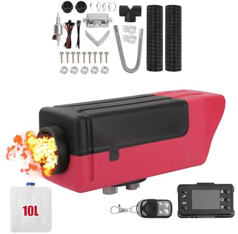 Trintion 12 V 5 kW Luft-Diesel-Heizung LCD-Schalter, Fernbedienung Luft-Zusatzheizung 10 l Tank-Parkheizung universelle tragbare Heizung für Wohnmobile LKWs Busse Boote Tourenwagen Wohnwagen
