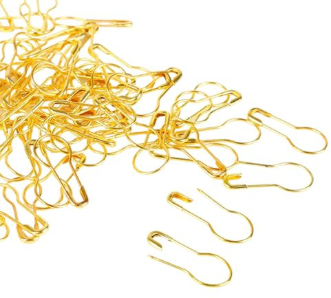 Wsdsgz 100Pcs Colorful Metal Clips Zucca Forma Pin Metallo Uncinetto di Bloccaggio Punto Marcatore Per Lavoro A Maglia Craft