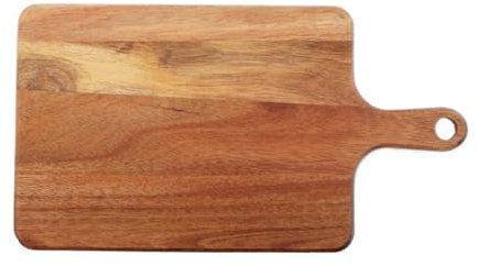 CGUOHU Ostbräda trä skärbräda rund rektangulär grillbräda med handtag bärbar middagstallrik serveringsbricka kök skärbräda för fester (rektangulär)