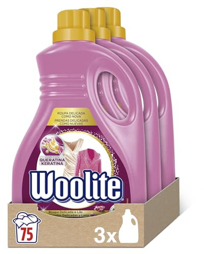 Woolite Detergente en Gel para Ropa de Lana y Seda (750 Ml) - Paquete de 3