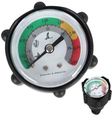 Inflatable Boat Barometer, Inflatable Boat Barometer - Surfboard Parts, Air Measurement Tool, Water Pump Supplies For Water Sports Travels Accurate Measuring Process: This Tool Relieves