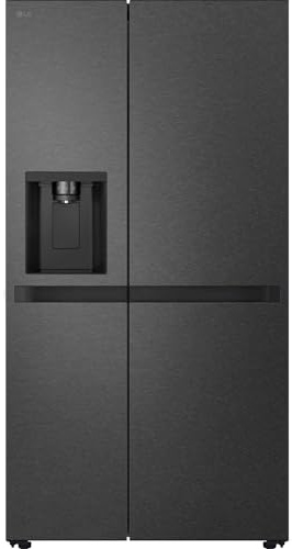 LG NatureFRESH American Style Fridge Freezer 50/50 Total No Frost - Essence Matte Black - GSLC41EPPE