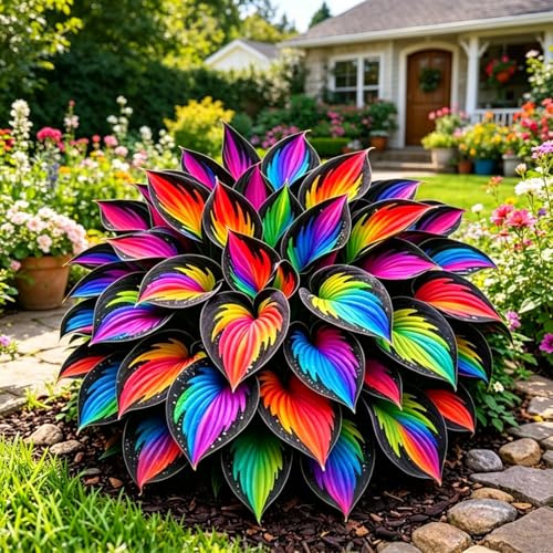 Hardy-Hosta Bulbs for Current Planting UK-LargeVibrant Hosta Rhizome/Thrive Nicely/Stunning Display/Container-Grown/Unique