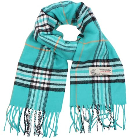 TZ Promise Damen Classic Plaid Wrap Scarf Wickelschal