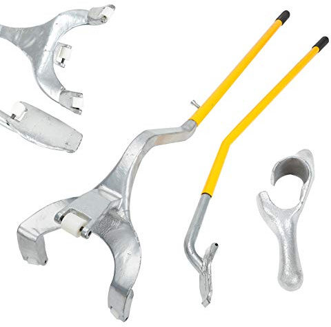 BLACKHORSE-RACING 44,5 cm bis 62,2 cm Reifen-Wechsler-Halterung Demontage Werkzeug schlauchlos LKW Extra Bead Keeper Gelb
