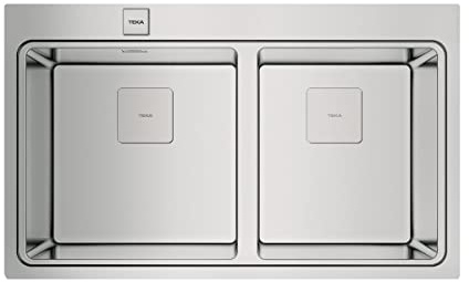 Teka - Fregadero Zenit Rs15 2C 86 Color Inox Ref 115030015 Mueble De 90 Cm