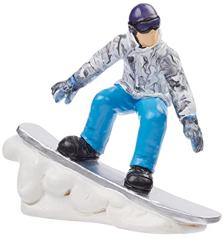 Miniatur Snowboarder, ca. 9,5 cm