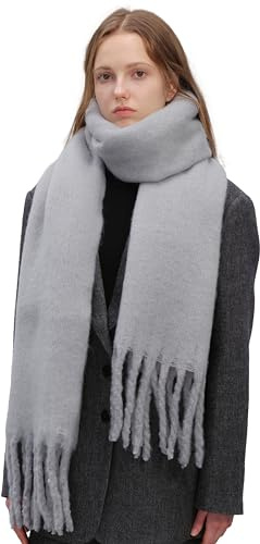 Eioeoey Damen Schal Kaschmir Schals Damen Stolen Pashminas Cashmere Schal Warme dicke Wolle Stolen Schals Für kalte Winter