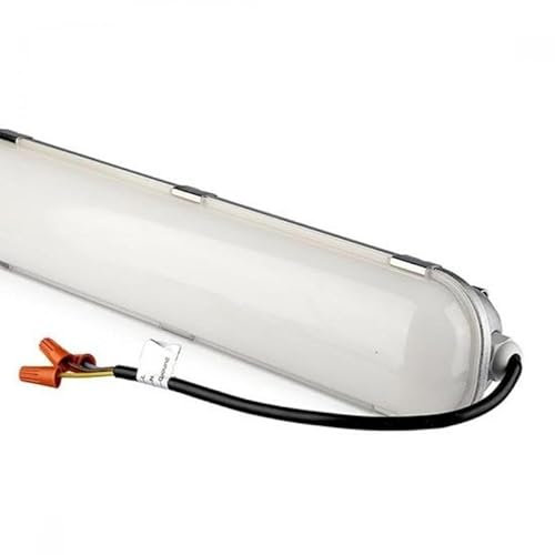 SILAMP - Regleta LED impermeable de 150 cm, 70 W, alta eficiencia, 120 lm/W, LED Samsung, 5 años, color blanco frío, 6000 K, 8000 K