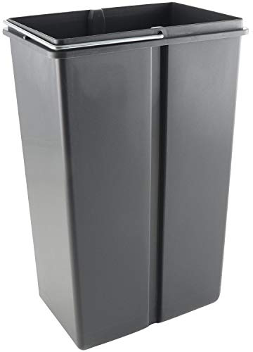 WESCO Ersatzeimer Profiline für Mülleimer 10 Liter, Kunststoff oriongrau