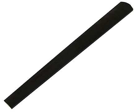 HDYNUZ Schwarz Ebenholz Violine Griffbrett Violine Kontrabass Cello Ebenholz Griffbrett Zubehör Stringboard DIY Teile Ersatz (Color : 4/4 Violin, Size : Grade A)