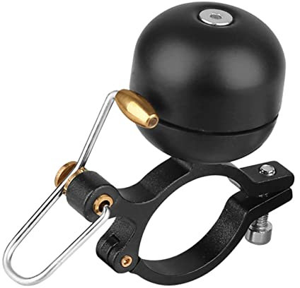 Kisangel Kupfer Fahrradklingel Klassisch Lautes Bell Horn Rennradklingel Fahrradring Warnglocken Ausrüstung Zubehör Für Mountainbike Schwarz