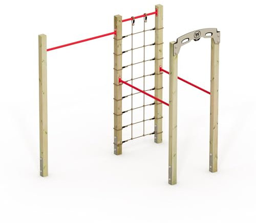 Wickey Fitnessgerät - Fit Base 520 - Outdoor Fitnessstudio, Gym für Zuhause, Klettern und Sport für Jugendliche und Erwachsene im Garten mit Klimmzugstange