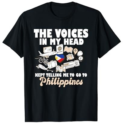 Philippinen Reise Souvenir Passende Reise Urlaub Tour T-Shirt