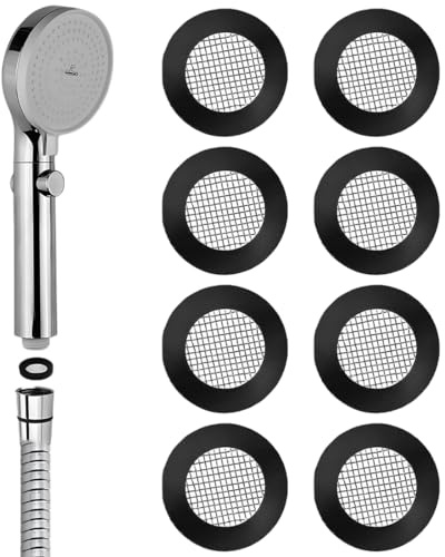 KSJEHW Packung mit 8 Gummischeiben, Dichtung mit Sieb, 24,5 x 16 mm Ø für 3/4-Zulaufschlauch-Gewindeanschluss