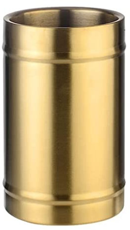 Ice Bucket Champagne Bucket 2 L Champagne Cooler Stainless Steel Ice Bucket Household Champagne Ice Bucket For Bars Wine Bucket Cooler Bucket (Color : Gold, Size : 2L) (Gold 2L)