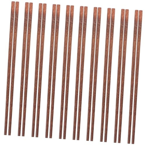 Gatuida 10pares Palillos Granel De Palillos De Cocina Chinos Largos De Madera Aptos Lavavajillas