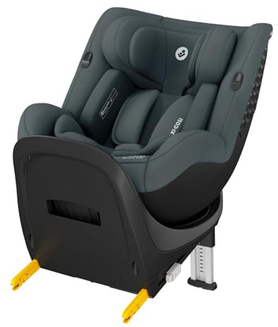 Maxi-Cosi Quartz 360 Car Seat, 360 Car Seat, ISOFIX, 0 Months - 4 Years (40-105 cm), Baby Car Seat, FlexiSpin Rotation, 5 Recline Positions, G-Cell Protection, Easy-in Harness Hooks, Full Graphite