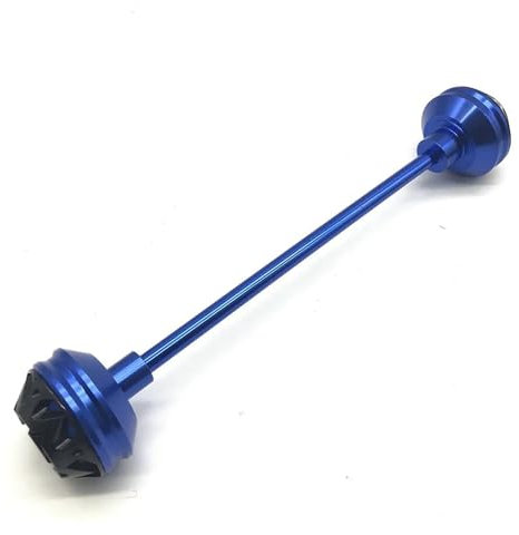 DZNEFYUP per B&MW R1200GS Radiatore Olio per R Nine T R1200R R1200RT Bobine Forcellone Supporto Vite Assale Ruota Anteriore Moto Forcella Crash Slider(Blu)