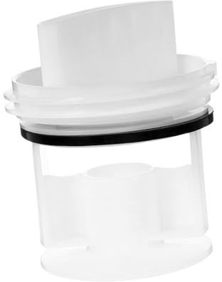 Washing Machine Drain Pump Filter Plug Cover for Drum Washers White | Abs Plastic, Simple Replacement, Effective Filtration, for Drainage Pipes and Drain Pump Use in Homes and Hotels