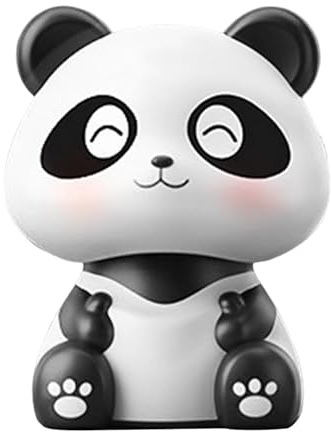 Figura Panda a energia Solare – Panda con Testa oscillante, per Auto per cruscotto | Ornamento Creativo Panda Il cruscotto in Auto, Decorazione per la casa, scrivania, Dolce Regalo