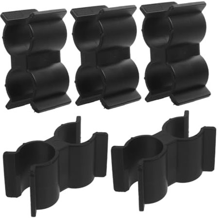 LALADEFIEE 5pcs Shelf Link Clip Fastener Pipe Connection Clamps Fence Connection Fittings Tube Clamp for Yacht and Boat Applications