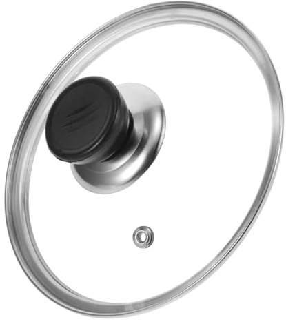 Kitchen Craft Tempered Glass Replacement Lids for Pans Pots and Casseroles Size 14cm To 32cm (16cm)