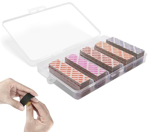 25 Pcs Sanding Sponge, Model Making Tools For Hobby Models (320# 400# 600# 800# 1000#), Wet Dry Reuse,With Storage Box For Model Polishing, And Detailing