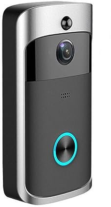 WiFi Dörrklocka Kamera Smart WI-FI Video Intercom Dörrklocka Videosamtal For Lägenheter IR Larm Trådlös Säkerhetskamera Dörrklocka(Black)