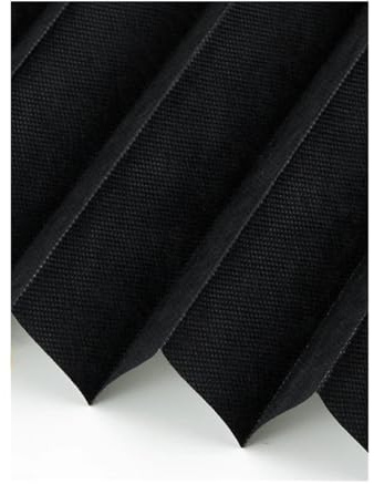 Cortinas Plisadas Autoadhesivas Persianas plisadas autoadhesivas de 5 tamaños, cortinas for baño y balcón, cortinas semiopacas for ventanas, for dormitorio, sala de estar y balcón(High blackout Black,